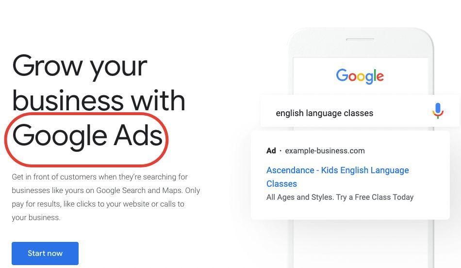 Image of an Grow Your Business with Google Ads